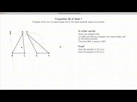 Euclid's Elements Book 1 - Proposition 38
