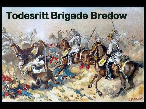 The famous death ride of the Bredow Brigade at Mars-la-Tour on August 16, 1870