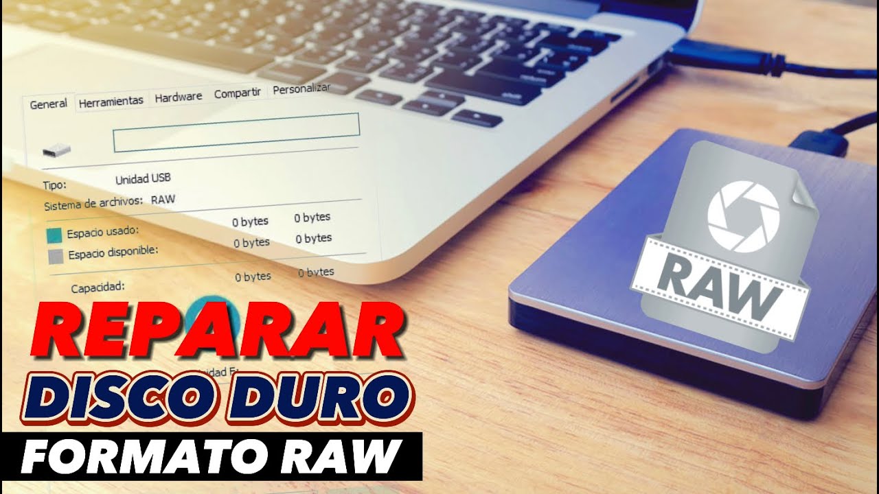 cómo reparar Disco Duro en formato RAW sin perder datos