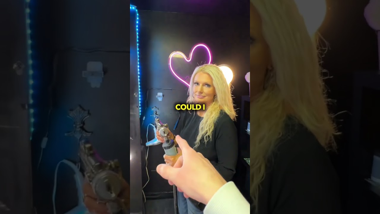 Watch video GETTING A SPRAY TAN OVER AND OVER Now GETTING A SPRAY TAN OVER AND OVER