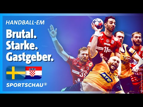 Video Thumbnail: Schweden - Kroatien Highlights | Handball-EM 2026 | Sportschau
