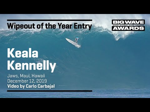 Keala Kennelly at Jaws 2 - 2020 Wipeout of the Year Entry  - WSL Big Wave Awards