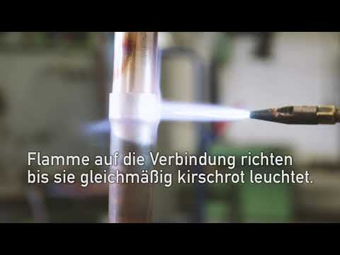 Hartlöten von Kupfer-Kupfer-Verbindungen