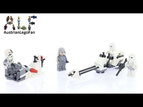 Vidéo LEGO Star Wars 8084 : Snowtrooper Battle Pack