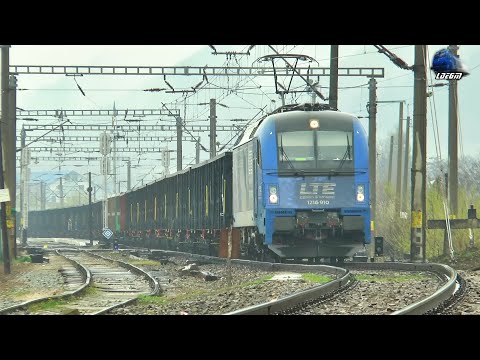 🚊 Siemens Taurus 1216 910-0 LTE & Mecanici Super Engineers in Năsăud - 23 April 2022