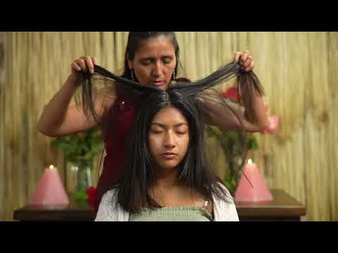 Masaje ASMR con los susurros suaves de Doña Esperanza, con limpieza energética pa dormir y relajarse