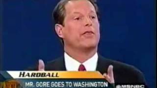 Al Gore tries to Intimidate Fight George Bush at Debates Nod