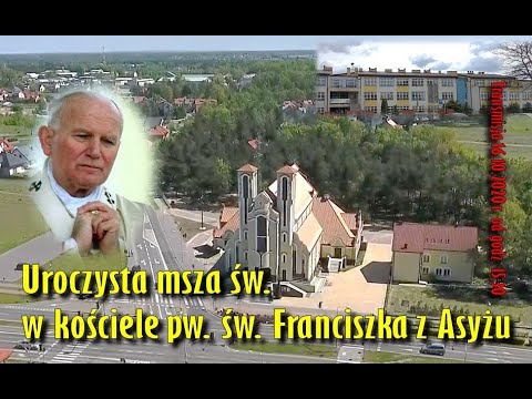 Uroczysta msza św. w kościele pw. św. Franciszka z Asyżu