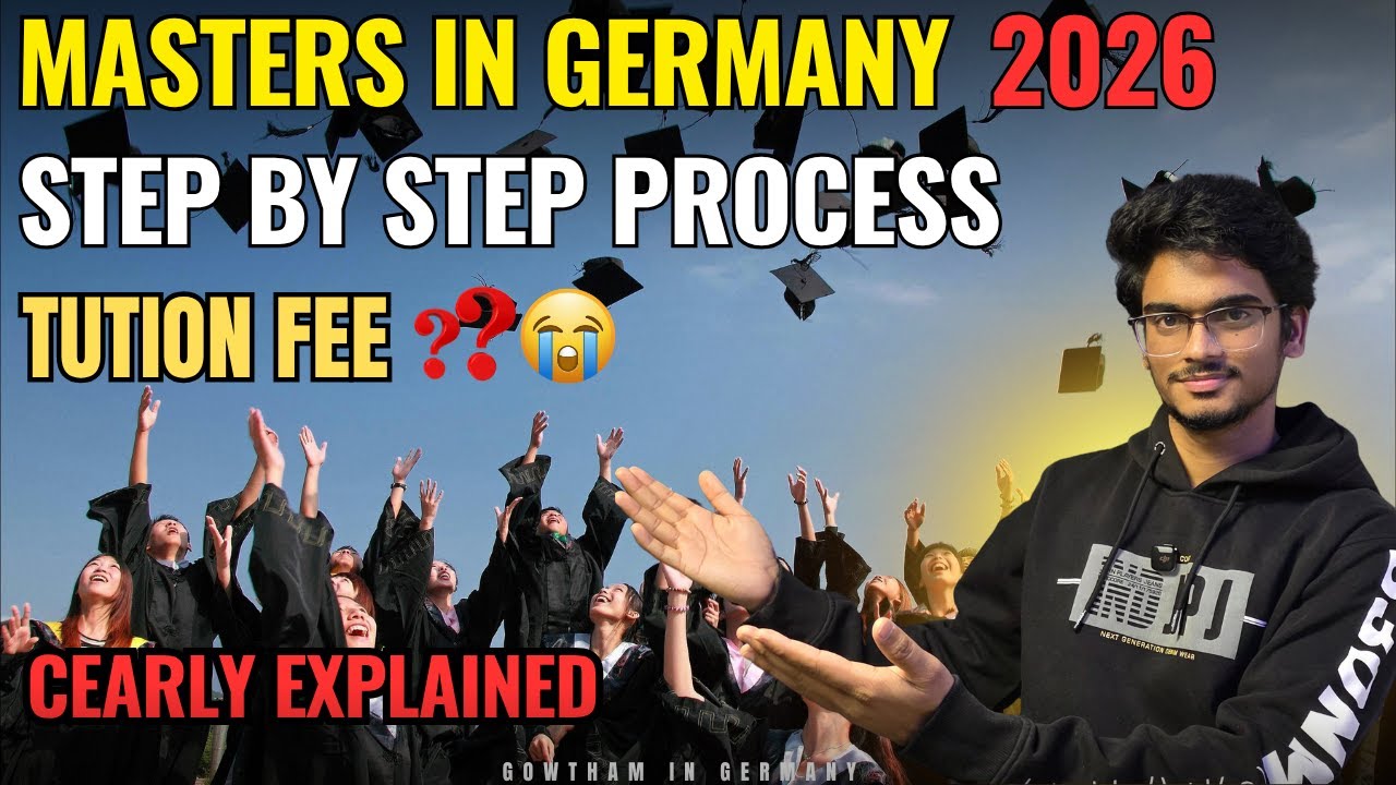 Master's in Germany 2026🔥Step-by-Step Plan✅Decide your career path💰Explained with clear details