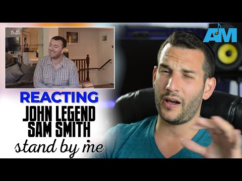 VOCAL COACH reacts to JOHN LEGEND and SAM SMITH singing STAND BY ME in quarantine