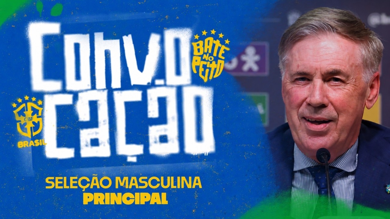 AO VIVO: CONVOCAÇÃO DA SELEÇÃO BRASILEIRA MASCULINA PRINCIPAL - 09/08/26