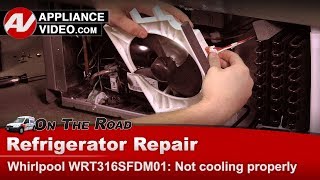 Whirlpool Refrigerator Repair - Not Cooling - Condenser Fan Motor