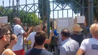 Scavi di Pompei, proteste all'arrivo del ministro Giuli