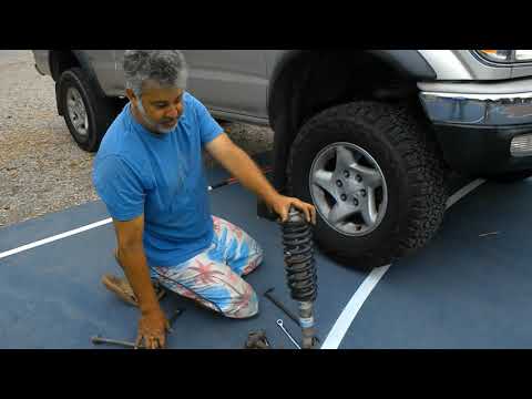 Bilstein 5100 Shock strut bushing replacement & Install on 2004 Toyota Tacoma Prerunner