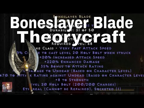 D2R Unique Items - Boneslayer Blade (Gothic Axe) & Theorycrafting