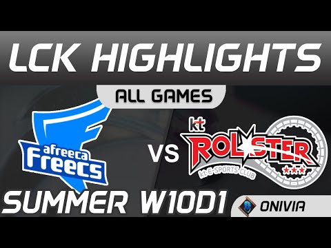 AF vs KT Highlights ALL GAMES LCK Summer Season 2020 W10D1 Afreeca Freecs vs KT Rolster by Onivia