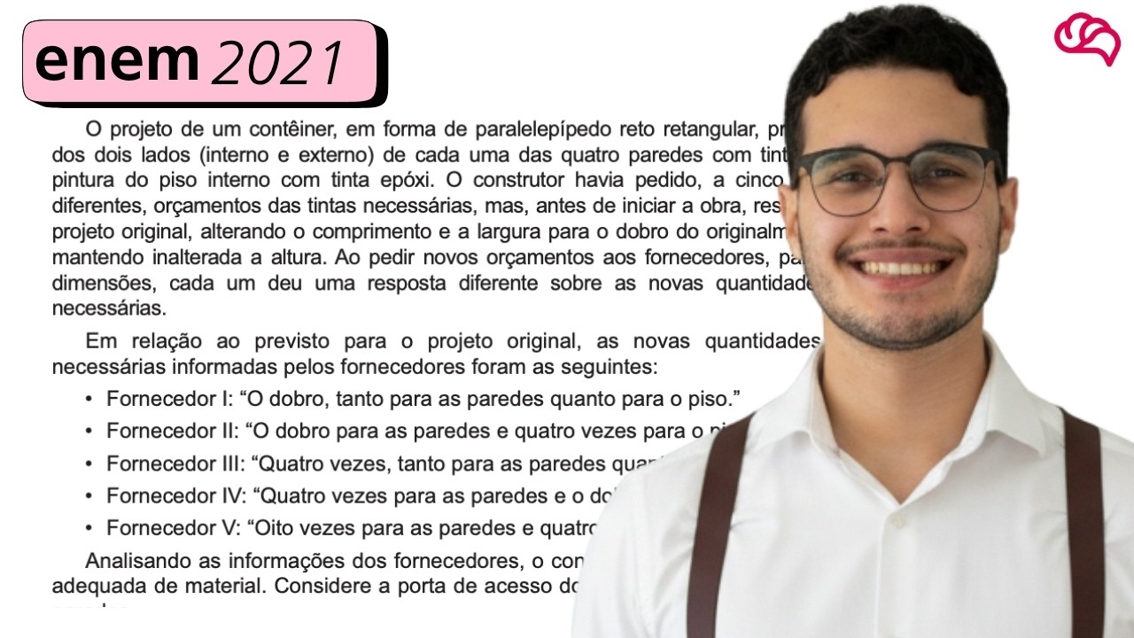 Resolução em Vídeo — Questão 166 ENEM 2021