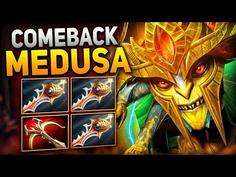 45 Kills Medusa Comeback🔥🔥🔥x3 Divine Rapiers Insane Damage | Dota 2 Gameplay
