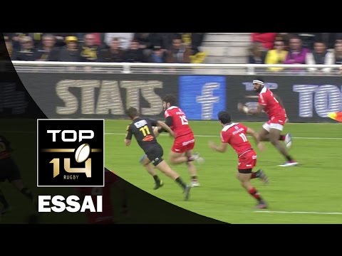TOP 14 ‐ Essai Semi KUNATANI (ST) – La Rochelle-Toulouse – J11 – Saison 2016/2017