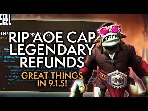 AOE CAP IS DEAD! Huge Shifts In the 9.1.5 Patch Notes, Let's Read It!
