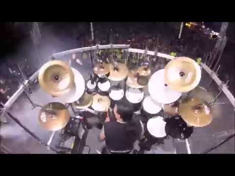 Mayhem Sweden Rock Festival 2016 Hellhammer Drum cam