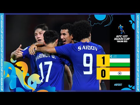#AFCU17 - Group D | Uzbekistan 1 - 0 India