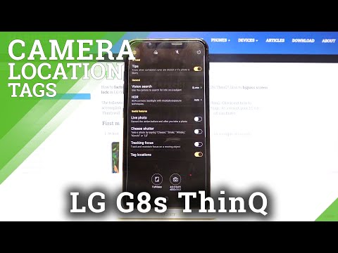 How to Manage Camera Settings in LG G8s ThinQ – Switch Off/On Camera Location Tags