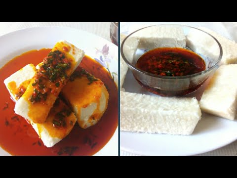 Palm oil Boiled Yam Recipe | Ji Mmanu | Adasrecipes