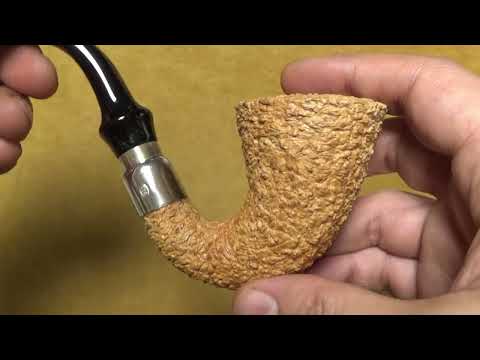 Pipa Brebbia First Calabash Rocciata Naturale - filtro 9mm