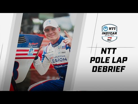 Linus Lundqvist reacts to 'special' first P1 Award at Road America | NTT Pole Lap Debrief | INDYCAR