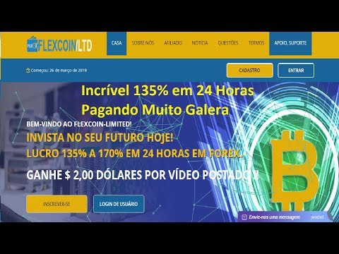 "URGENTE"Flexcoin Limited 2ª Prova de Pagamento R$ 500 reais