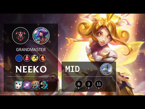 Neeko Mid vs Galio - EUW Grandmaster Patch 10.13