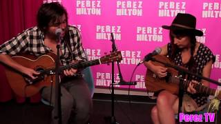 Rosi Golan &quot;Give Up The Ghost&quot; (Acoustic Perez Hilton Performance)