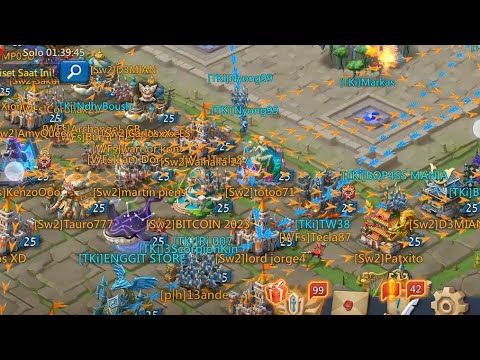 Good fight in wow to take base || pertarungan RL terbaik di kd || LORDS MOBILE || RALLY WAR