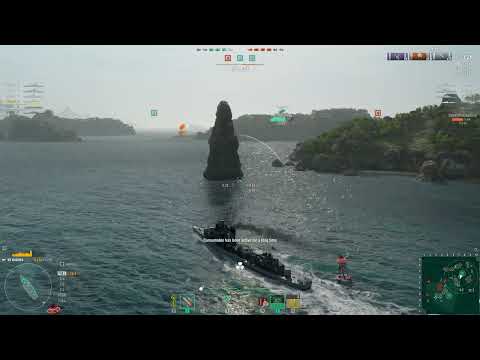 Very close game - I won. World of Warships