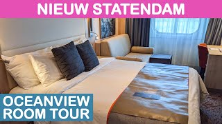 Nieuw Statendam: Oceanview Cabin Tour (Holland America)