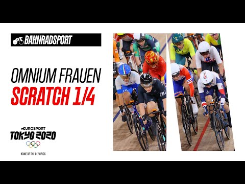 Bahnradsport Omnium Frauen | Scratch 1/4 Highlights | Olympische Spiele - Tokyo 2020