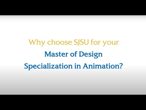 Why get a Master of Design (Animation) from SJSU?