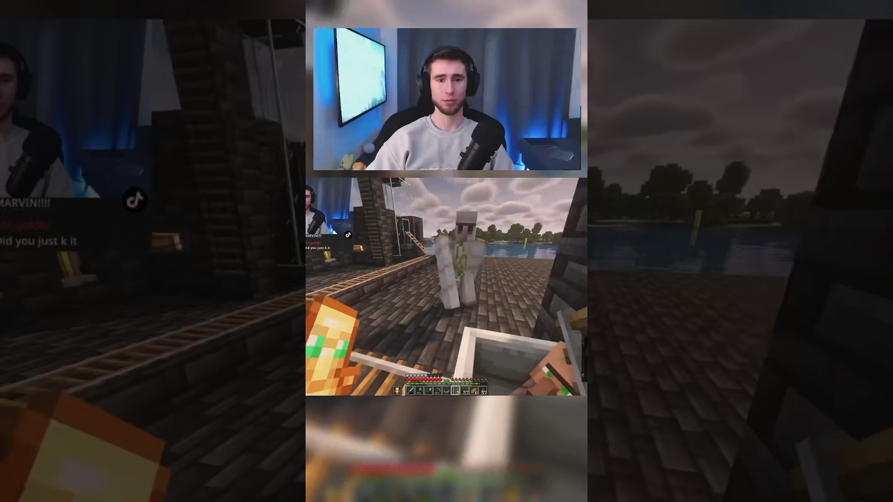 I did NOT expect this dude to show up…#Minecraft #Fail #Gaming #Shorts