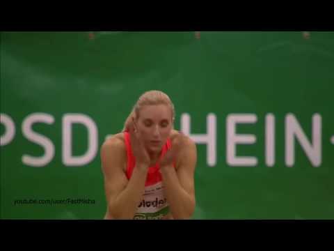 174 Alina Talay wins Women's 60mH Final   Dusseldorf 2016