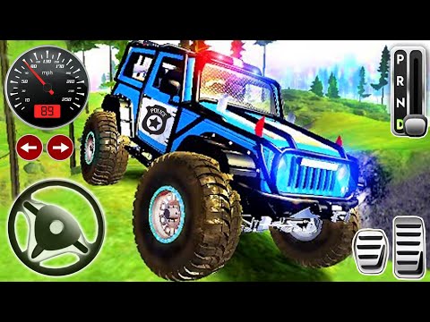 Offroad Police Jeep Driver Simulator - 4x4 SUV Pickup Truck Driving - Best Android GamePlay