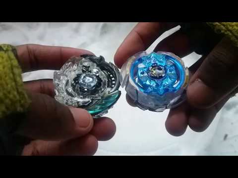BEYBLADE BURST ICE STADIUM BATTLE! Killer DeathScyther Vs. Deep Chaos!