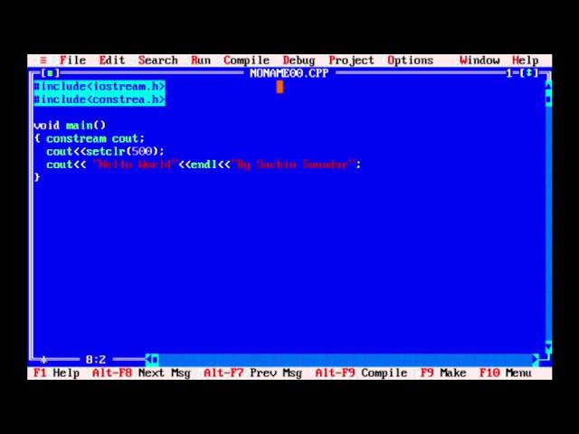 【How to】 Blink Text In C