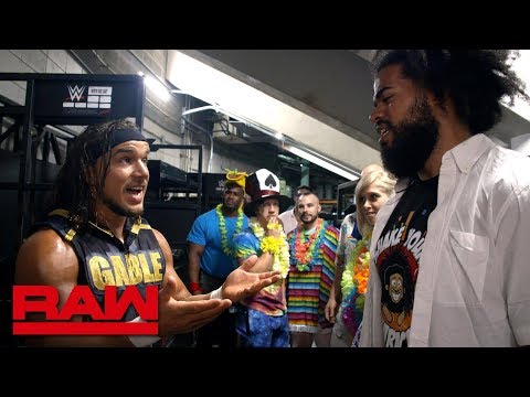 Chad Gable infiltrates No Way Jose's conga line: Raw Exclusive, July 23, 2018