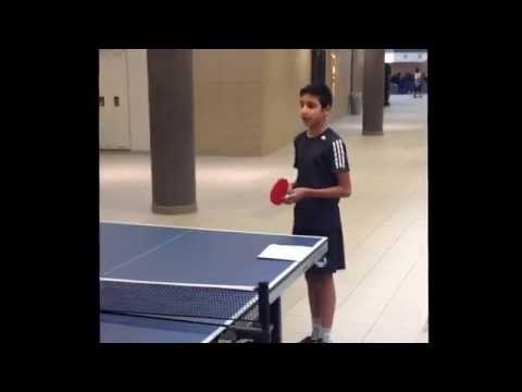 How to do a table tennis serve