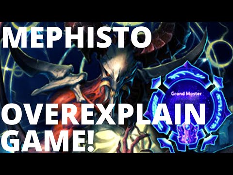 Mephisto Durance - Mephisto Overexplain Game - Grandmaster Storm League