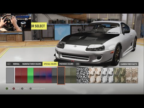 Twitter Drift Build - 2JZ Supra w/Thrustmaster Wheel Cam | Forza Horizon 2 | SLAPTrain