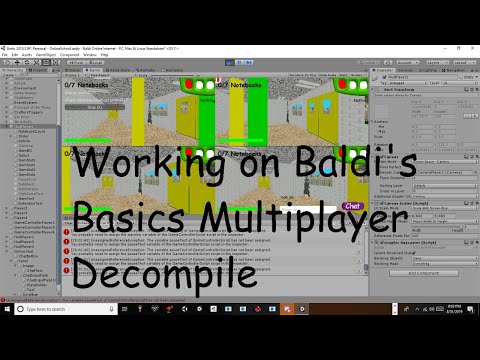 Working on a Baldi's Basics Multiplayer Decompile.
