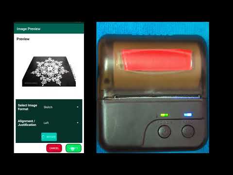 Bluetooth-USB Thermal Printer+