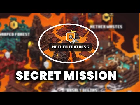 SpookyFairy - How to Unlock NETHER FORTRESS Secret Level Mission in Minecraft Dungeons?